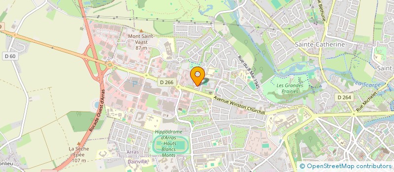 localisation de l'entreprise MONSIEUR ABDEL KARIME BOUHAROU à ARRAS