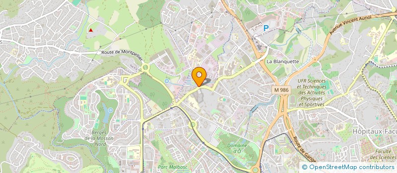 localisation de l'entreprise MONSIEUR ABDEL KEBANE à MONTPELLIER