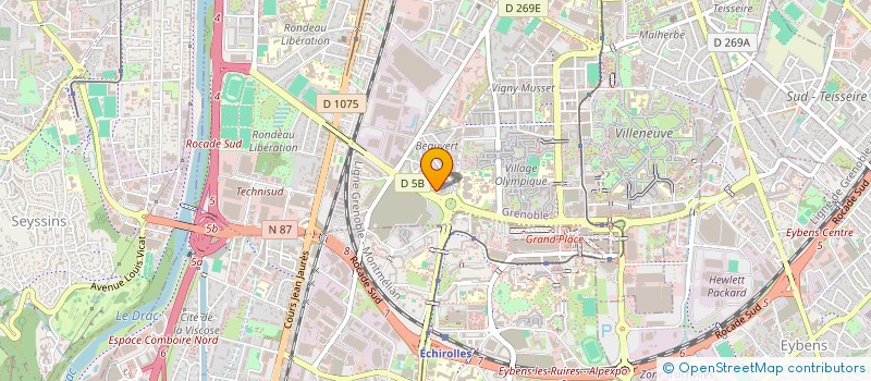 localisation de l'entreprise MONSIEUR ABDEL KERMALI à GRENOBLE