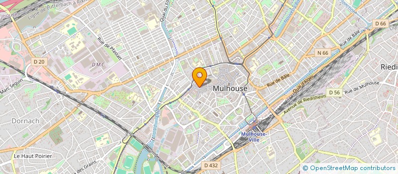 localisation de l'entreprise MONSIEUR ABDEL LAHBALI  MULHOUSE