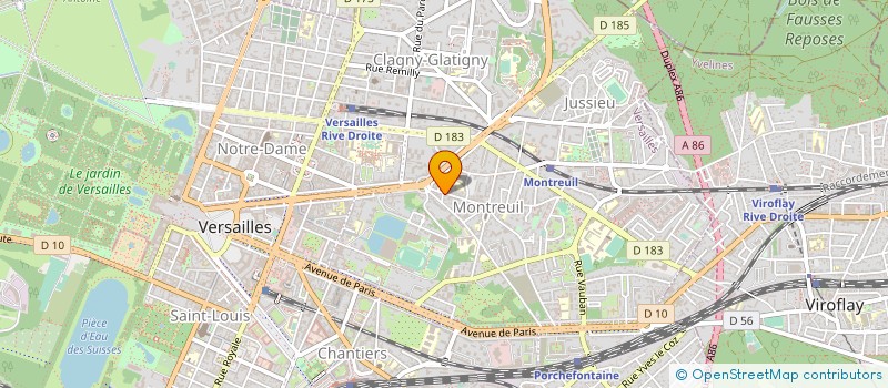 localisation de l'entreprise MONSIEUR ABDEL-LATEF LARBAOUI à VERSAILLES