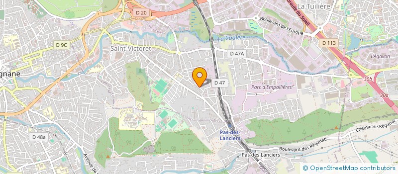 localisation de l'entreprise MONSIEUR ABDEL-MADJID BEKHIT  SAINT-VICTORET