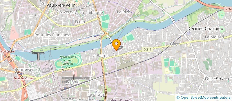 localisation de l'entreprise MONSIEUR ABDEL-MADJID BEN ALI  DECINES-CHARPIEU