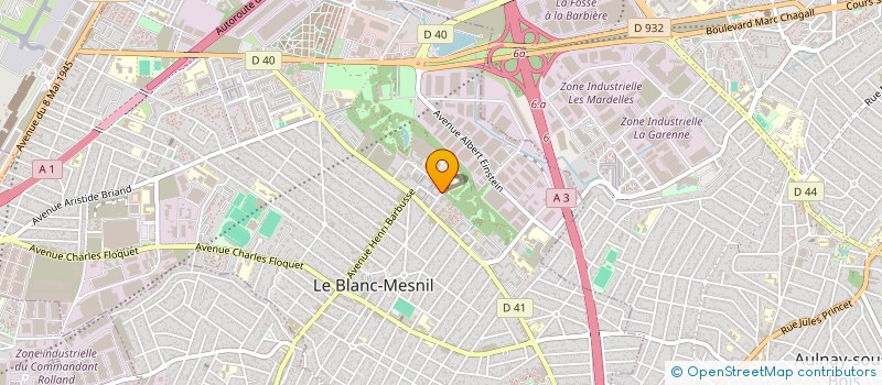 localisation de l'entreprise MONSIEUR ABDEL-MADJID SACI à LE BLANC-MESNIL