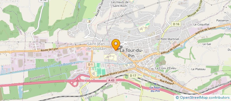 localisation de l'entreprise MONSIEUR ABDEL-MAJID BOUTRA  LA TOUR-DU-PIN