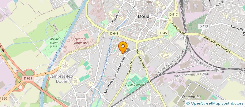 localisation de l'entreprise MONSIEUR ABDEL-MAJID CHEKHAB  DOUAI