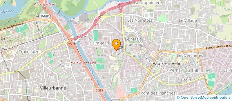 localisation de l'entreprise MONSIEUR ABDEL-MALEK BATTI  LYON