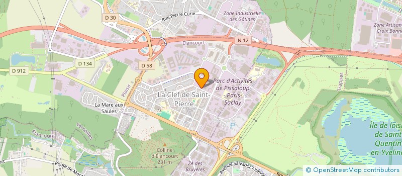 localisation de l'entreprise MONSIEUR ABDEL MALEK BENKHENNICHE  ELANCOURT