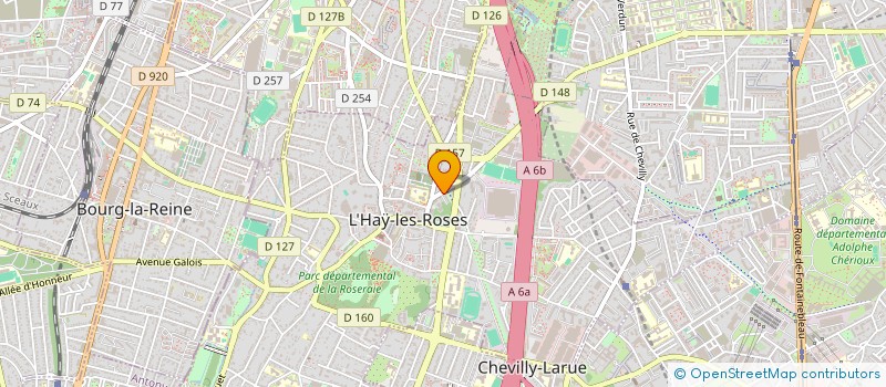 localisation de l'entreprise MONSIEUR ABDEL-MALEK BOUARFA  L'HAY-LES-ROSES