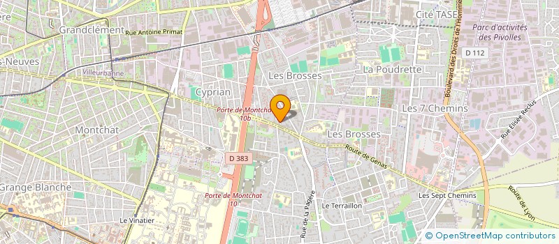 localisation de l'entreprise MONSIEUR ABDEL-MALEK HACHEMI  VILLEURBANNE