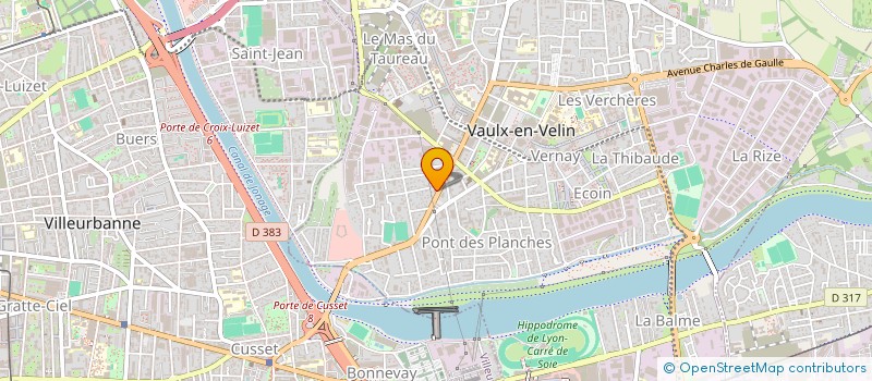 localisation de l'entreprise MONSIEUR ABDEL-MALEK LABIDI  VAULX-EN-VELIN