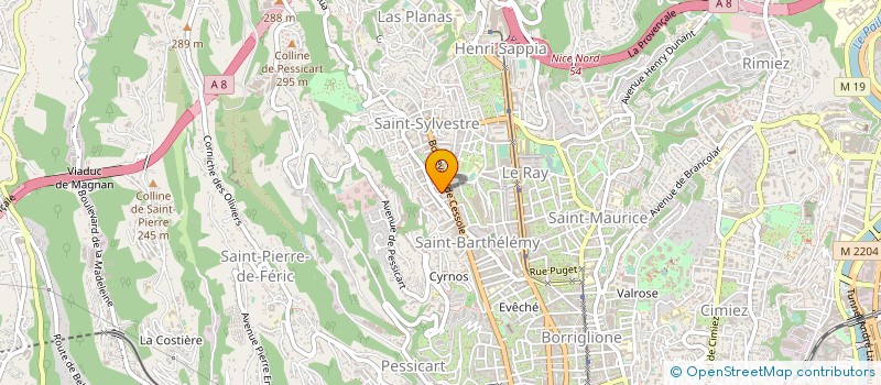 localisation de l'entreprise MONSIEUR ABDEL - MALIK BENAMARA à NICE