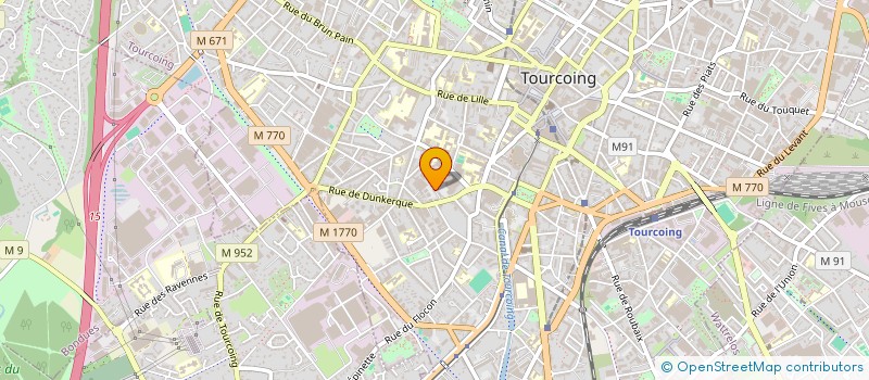 localisation de l'entreprise MONSIEUR ABDEL-MALIK DJEMMAL  TOURCOING