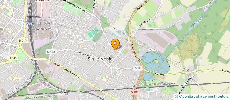 localisation de l'entreprise MONSIEUR ABDEL MALIK TOUIER à SIN-LE-NOBLE