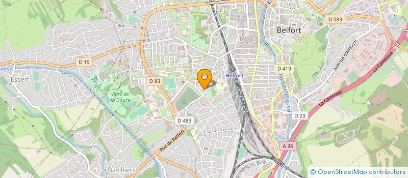 localisation de l'entreprise MONSIEUR ABDEL MALIK ZAOUI à BELFORT