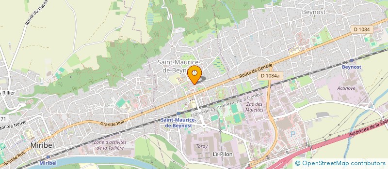 localisation de l'entreprise MONSIEUR ABDEL MAMOUNI  SAINT-MAURICE-DE-BEYNOST