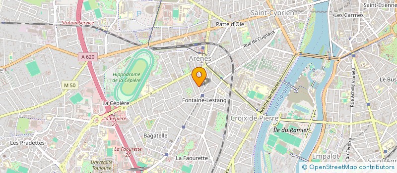 localisation de l'entreprise MONSIEUR ABDEL-MANAF TCHAZAWA  TOULOUSE