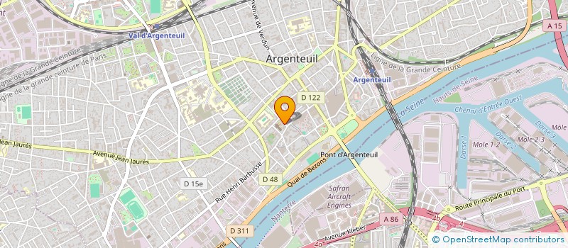 localisation de l'entreprise MONSIEUR ABDEL MEDHMED  ARGENTEUIL