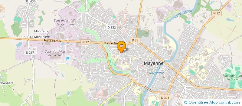 localisation de l'entreprise MONSIEUR ABDEL MONEIM SALIH ABDALLAH  MAYENNE