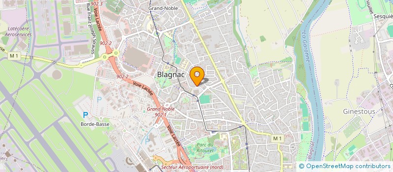 localisation de l'entreprise MONSIEUR ABDEL-MOUMEN RIAD  BLAGNAC