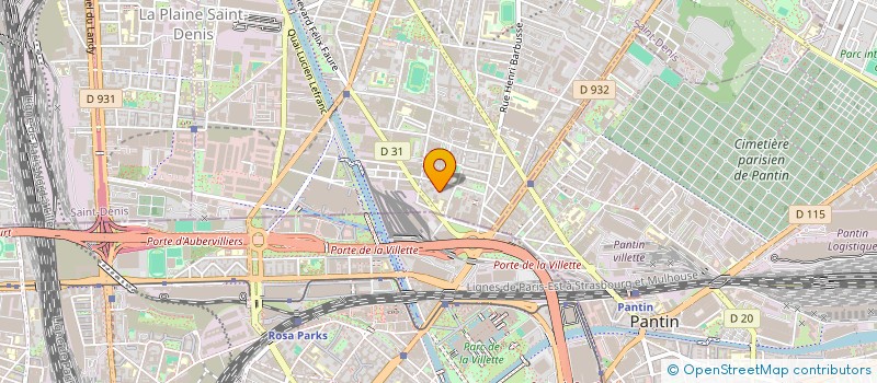 localisation de l'entreprise MONSIEUR ABDEL NEGM à AUBERVILLIERS