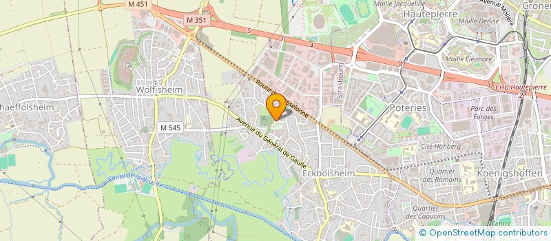 localisation de l'entreprise MONSIEUR ABDEL-NOAM HANECHE  ECKBOLSHEIM