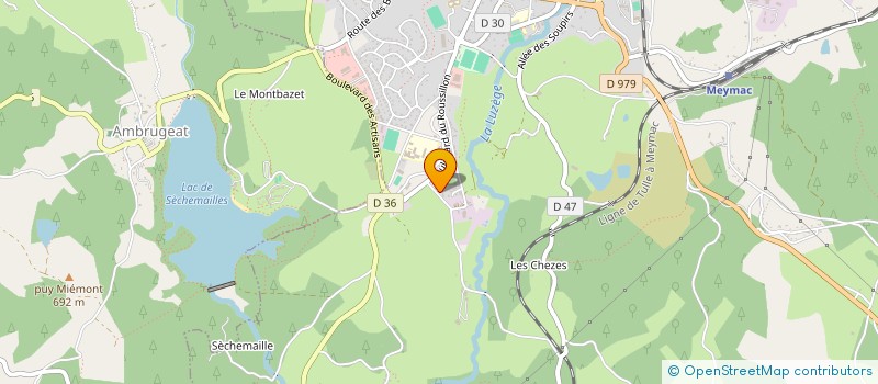 localisation de l'entreprise MONSIEUR ABDEL OSMAN YAAKOUB  MEYMAC