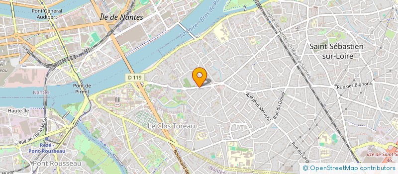 localisation de l'entreprise MONSIEUR ABDEL OTMAN SALAH  SAINT-SEBASTIEN-SUR-LOIRE