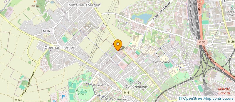 localisation de l'entreprise MONSIEUR ABDEL OUAKIL ATAOURIRTI  OBERHAUSBERGEN