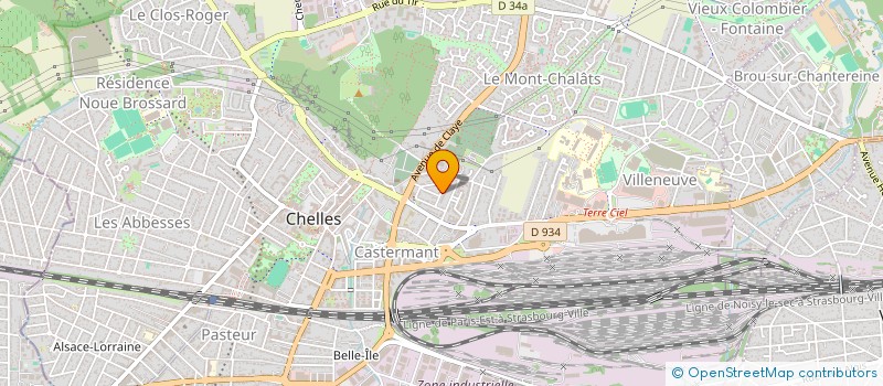 localisation de l'entreprise MONSIEUR ABDEL-RAHIM EDMOND  CHELLES