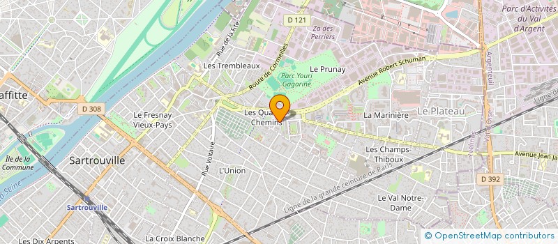 localisation de l'entreprise MONSIEUR ABDEL-RAHMAN HAMDI  SARTROUVILLE