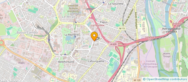 localisation de l'entreprise MONSIEUR ABDEL-RAMAN LOUKILI  TOULOUSE