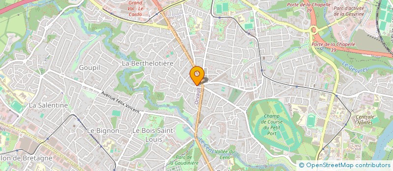 localisation de l'entreprise MONSIEUR ABDEL RAOUF CHOBACHE à ORVAULT