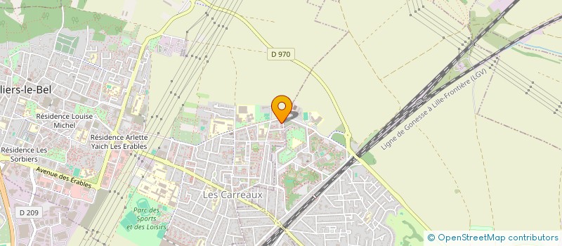 localisation de l'entreprise MONSIEUR ABDEL-RAZEK LALAM  VILLIERS-LE-BEL