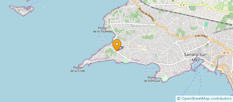 localisation de l'entreprise MONSIEUR ABDEL RHAMEN GHOZAYEL à SANARY-SUR-MER