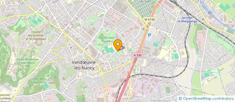 localisation de l'entreprise MONSIEUR ABDEL RIADI  VANDUVRE-LES-NANCY