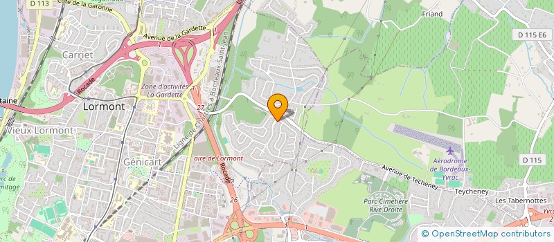 localisation de l'entreprise MONSIEUR ABDEL SOUBRA  LORMONT