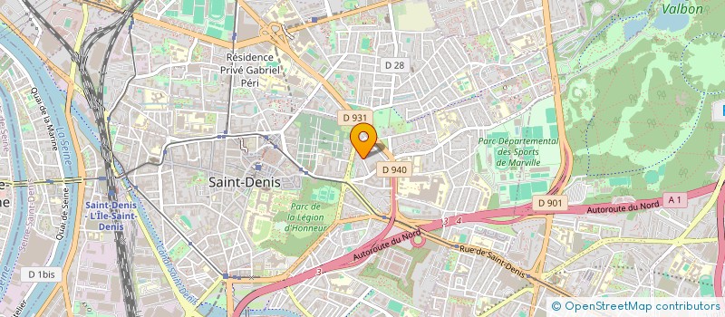 localisation de l'entreprise MONSIEUR ABDEL TOUMI  SAINT-DENIS