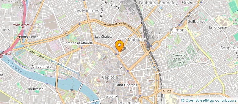 localisation de l'entreprise MONSIEUR ABDEL TOURE  TOULOUSE