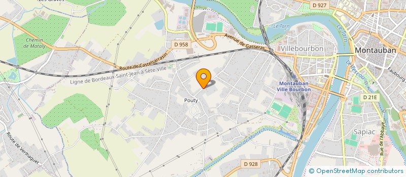 localisation de l'entreprise MONSIEUR ABDEL-WAFI EL HOUARI  MONTAUBAN