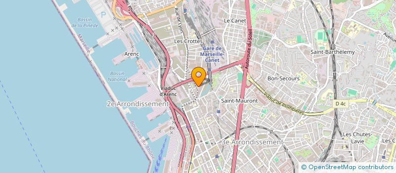 localisation de l'entreprise MONSIEUR ABDEL WAHAB MALLEM à MARSEILLE
