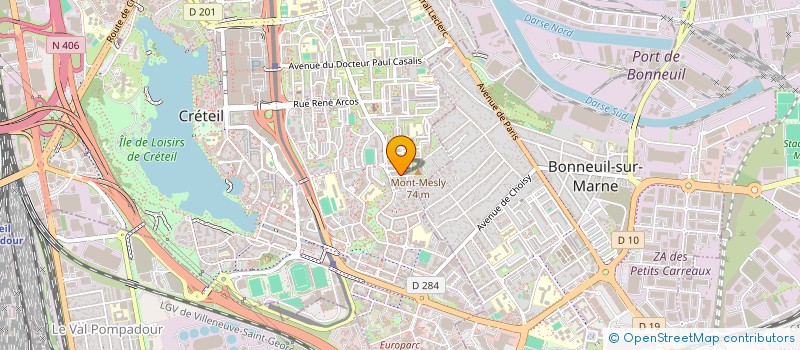 localisation de l'entreprise MONSIEUR ABDEL WAHEB MIZOURI  CRETEIL