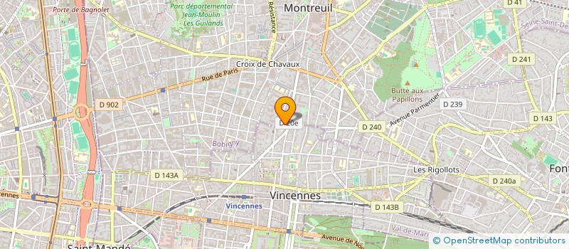 localisation de l'entreprise MONSIEUR ABDEL-WAHID CHOAIB à MONTREUIL