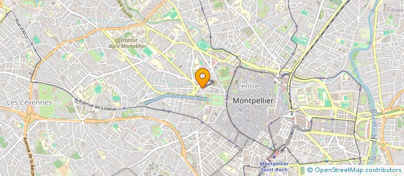 localisation de l'entreprise MONSIEUR ABDEL-WEHED BENATTIA à MONTPELLIER