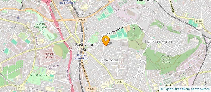 localisation de l'entreprise MONSIEUR ABDEL ZAER HARBILI à ROSNY-SOUS-BOIS