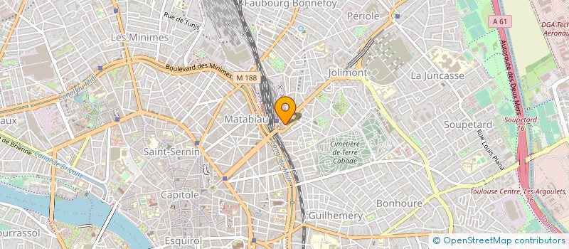 localisation de l'entreprise MONSIEUR ABDEL ZERROUK  TOULOUSE