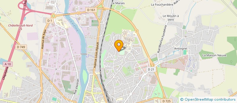 localisation de l'entreprise MONSIEUR ABDELA BAKRI  CHATELLERAULT