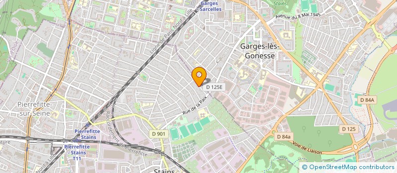 localisation de l'entreprise MONSIEUR ABDELA BOUGHAZI  STAINS