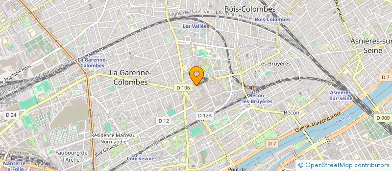 localisation de l'entreprise MONSIEUR ABDELAALI ANOUAR à COURBEVOIE