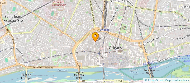 localisation de l'entreprise MONSIEUR ABDELAALI HADJ ZINE  ORLEANS